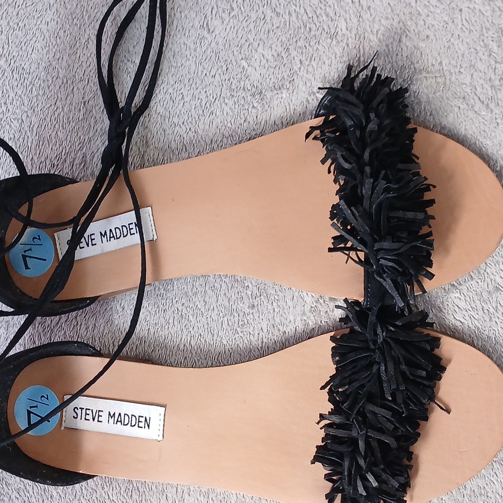 Steve Madden lace up flats